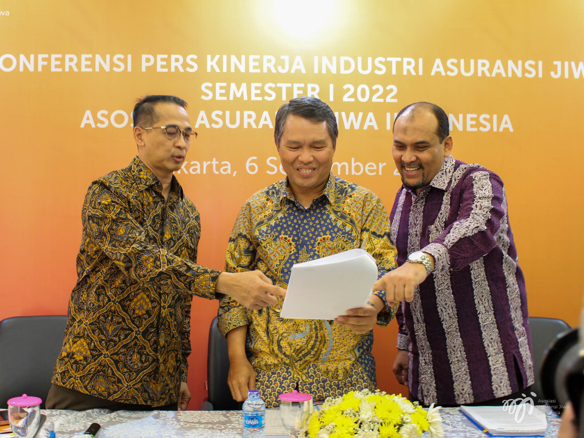 AAJI Gelar Konferensi Pers Laporan Kinerja Industri Asuransi Jiwa Semester 1/2022